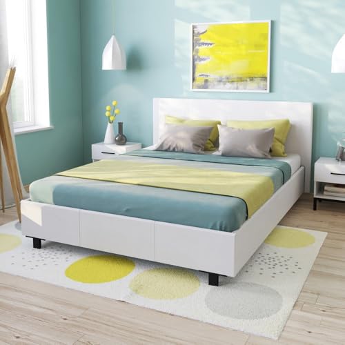 WEBER INDUSTRIES Bett Atlanta 160 x 200 cm + 1 Lattenrost + 1 Matratze Carlton/Weiß WEBER INDUSTRIES Bett Atlanta 160 x 200 cm + 1 Lattenrost + 1 Matratze Carlton/Weiß von WEBER INDUSTRIES