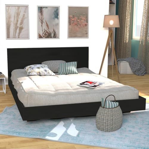 WEBER INDUSTRIES Bett Loft, 160 x 200 cm + 1 Lattenrost + Kopfteil, Schwarz WEBER INDUSTRIES Bett Loft, 160 x 200 cm + 1 Lattenrost + Kopfteil, Schwarz von WEBER INDUSTRIES