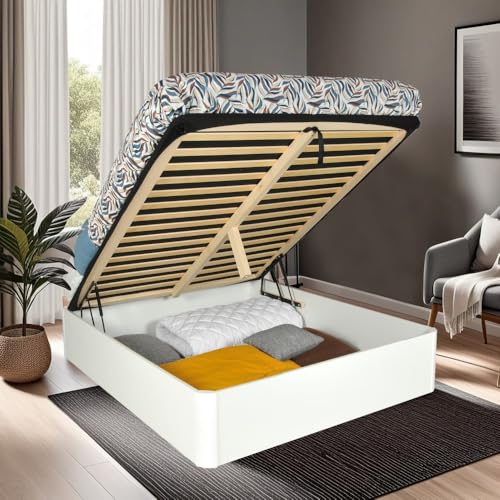 WEBER INDUSTRIES Bett mit Bettkasten Spiro 140 x 190 cm + 1 Lattenrost/Weiß WEBER INDUSTRIES Bett mit Bettkasten Spiro 140 x 190 cm + 1 Lattenrost/Weiß von WEBER INDUSTRIES