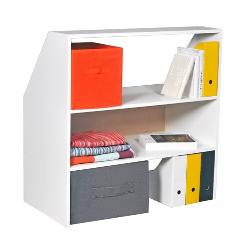 WEBER INDUSTRIES Alix Aufbewahrungsschrank mit Steigung, Höhe 100 x B 100 x T 50 cm, Weiß von WEBER INDUSTRIES
