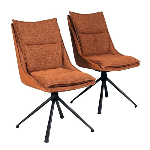 WEBER INDUSTRIES Set mit 2 Drehstühlen, Java/Ziegelbraun von WEBER INDUSTRIES
