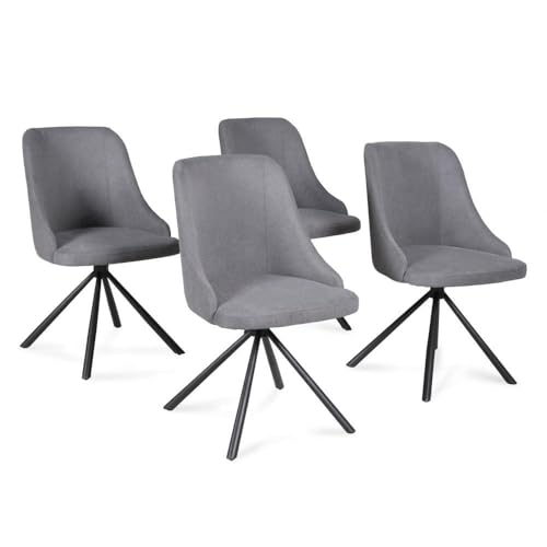 WEBER INDUSTRIES Set mit 4 Drehstühlen, Horizontal / Hellgrau WEBER INDUSTRIES Set mit 4 Drehstühlen, Horizontal / Hellgrau von WEBER INDUSTRIES