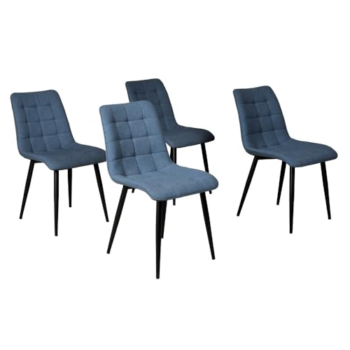 WEBER INDUSTRIES Set mit 4 Stühlen Muse/Blau WEBER INDUSTRIES Set mit 4 Stühlen Muse/Blau von WEBER INDUSTRIES