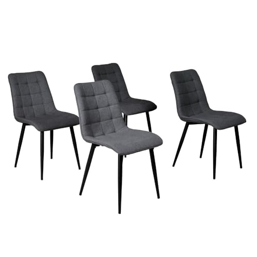WEBER INDUSTRIES Set mit 4 Stühlen Muse/Dunkelgrau WEBER INDUSTRIES Set mit 4 Stühlen Muse/Dunkelgrau von WEBER INDUSTRIES