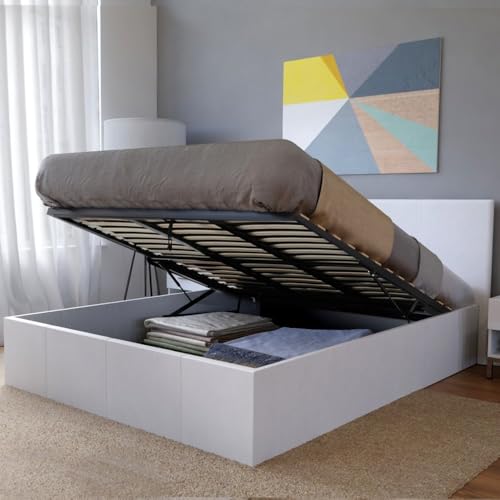 WEBER INDUSTRIES Zeitgenössische Barcelona Bett Premiumqualität Polyurethan 160 x 200 cm, weiß, 160 x 200 cm WEBER INDUSTRIES Zeitgenössische Barcelona Bett Premiumqualität Polyurethan 160 x 200 cm, weiß, 160 x 200 cm von WEBER INDUSTRIES