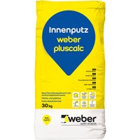 42x weber pluscalc Hybrid-Innenputz zum Glätten und Filzen 30kg - Naturbeige von WEBER SAINT GOBAIN
