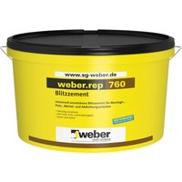Weber.rep 760 Blitzzement zementgrau 15 kg von WEBER SAINT GOBAIN