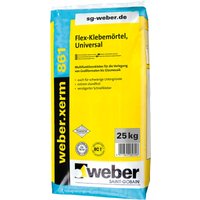 Weber Saint Gobain - weber.xerm 861 Fliesenkleber hellgrau 25kg von WEBER SAINT GOBAIN
