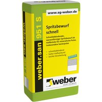 weber.san 951 S Spritzbewurf schnell 25kg zementgrau weber.san 951 S Spritzbewurf schnell 25kg zementgrau von WEBER SAINT GOBAIN