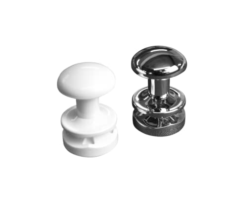 Handtuchhalter Weiß/Chrom für Badheizkörper 2 ´ er Pack Bademantelhalter Handuchhaken WEBER (weiß) von WEBER einfach schöner heizen…