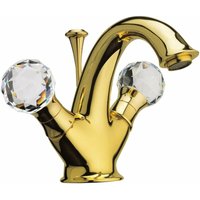 Webert - Waschtischmischer mit Ablassschraube in Goldoptik Viktoria D700143010 Gold von WEBERT
