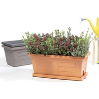 80 cm Terrakotta-Pflanzgefäß für Gartenpflanzen und Blumen ohne Untersetzer (Code 31180) von IPERBRIKO