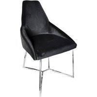 Akustik Simphony Esszimmerstuhl aus schwarzem Samt Akustik Simphony Esszimmerstuhl aus schwarzem Samt von WEBMARKETPOINT