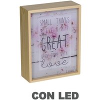 Vacchetti - Beschriftete LED-Lampe cm20x8h26 von VACCHETTI