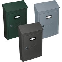 Led Leds - Briefkasten 'Ct' Cm 24 x 10 x h 40 Grau von LED LEDS