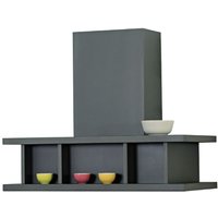Dunstabzugshaube im Industriestil aus brüniertem Edelstahl, 90 cm von WEBMARKETPOINT