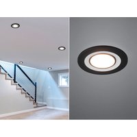 Trio - Runder led Deckeneinbaustrahler core in Schwarz matt ø 8,2cm von Trio