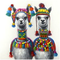 Gemaltes Bild 3D-Pomponklinge cm80x80x3,5 Gemaltes Bild 3D-Pomponklinge cm80x80x3,5 von WEBMARKETPOINT