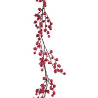 Girlande mit lackierten Beeren h 180 cm von WEBMARKETPOINT