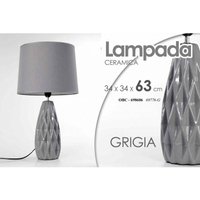 Graue Tischlampe mit Keramiklicht cm 34 x 34 x 62,5 h Graue Tischlampe mit Keramiklicht cm 34 x 34 x 62,5 h von WEBMARKETPOINT