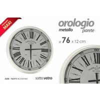 Große Wanduhr im Retro-Stil 76 x 11,5 cm von WEBMARKETPOINT