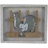 Webmarketpoint - Holz-Metallbild Hühnerei cm46x38x3 von WEBMARKETPOINT