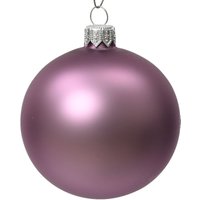 Lila mattes Glas Weihnachtskugel Kristall ø 6cm Lila mattes Glas Weihnachtskugel Kristall ø 6cm von WEBMARKETPOINT