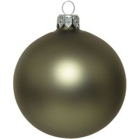 Matte moosgrüne Weihnachtskugel Ø15 cm Matte moosgrüne Weihnachtskugel Ø15 cm von WEBMARKETPOINT
