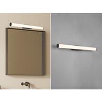 LED Bad Wandleuchte MATTIMO mit Schalter Schwarz - Spiegelleuchte, Breite 60cm von Trio