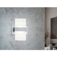 Stylische led Wandleuchte platon mit Schalter, Aluminium gebürstet, Höhe 18cm Stylische led Wandleuchte platon mit Schalter, Aluminium gebürstet, Höhe 18cm von Trio