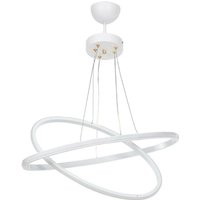 Muso Pendelleuchte mit zwei weißen Ringen LED MDL4438 von WEBMARKETPOINT