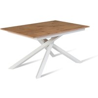 Pulse – Ausziehbarer Tisch (140/190 x 90 cm) aus weißem Melamin von WEBMARKETPOINT