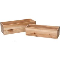 Rechteckige Holzschublade 32x13x9 cm von WEBMARKETPOINT