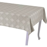 Rechteckige Tischdecke aus beigem Venedig-Brokat cm140x180 von IPERBRIKO