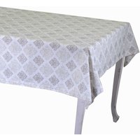 Iperbriko - Rechteckige Tischdecke aus weißem Venedig-Brokat cm140x240 von IPERBRIKO