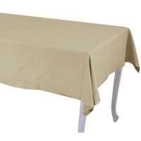 Rechteckige beige Tischdecke Juliette cm140x240 von IPERBRIKO