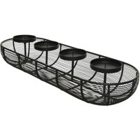 Rechteckiger Kerzenhalter aus Eisen 50x17x10,5 cm Rechteckiger Kerzenhalter aus Eisen 50x17x10,5 cm von WEBMARKETPOINT