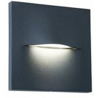 Runde Aluminiumguss-Wandleuchte mit satiniertem Graphitdiffusor von WEBMARKETPOINT
