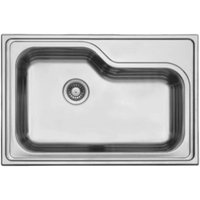 Samet DXT840 Einzelbecken-Küchenspüle 84x56 von WEBMARKETPOINT