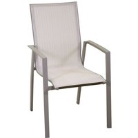 Sessel aus Aluminium und Cleveland matt taubengrau textline von WEBMARKETPOINT