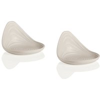 Set 2 Porta Snack Tierra Clay Bianco Latte von WEBMARKETPOINT