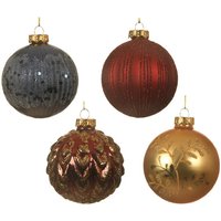 Sortierte Weihnachtskugel 4 Motive Ø8cm Sortierte Weihnachtskugel 4 Motive Ø8cm von WEBMARKETPOINT