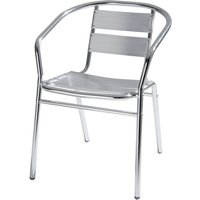 Stuhl aus Aluminium Cm 53 x 54 x h 74 von IPERBRIKO