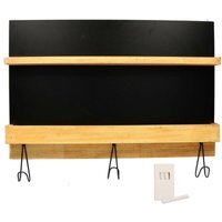 Iperbriko - Tafel mit 3-Sitzer-Holzaufhänger und Kreide cm60x40-47x8 von IPERBRIKO