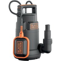 Black+Decker BXUP250PCE Tauchpumpe für Klarwasser (250 w, max. Förderleistung 6000 l/h, max. Förderhöhe 6 m) von Black & Decker