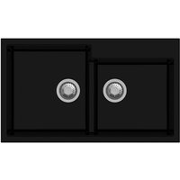 Tip Toe N200 2-Becken-Waschbecken in Schwarz Tip Toe N200 2-Becken-Waschbecken in Schwarz von WEBMARKETPOINT