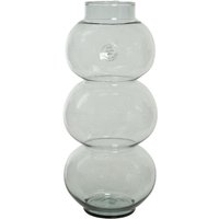 Vase aus recyceltem Klarglas, 38 cm hoch von IPERBRIKO