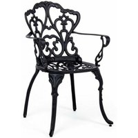 Webmarketpoint - Barocker Stuhl aus anthrazitfarbenem Aluminium, cm 57,5 x 58 x 87,5 h Webmarketpoint - Barocker Stuhl aus anthrazitfarbenem Aluminium, cm 57,5 x 58 x 87,5 h von WEBMARKETPOINT