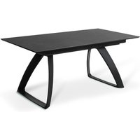 Webmarketpoint - Barret – Ausziehbarer Tisch (170/270 x 90 cm) aus hpl auf schwarzem mdf von WEBMARKETPOINT