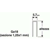 Valex - Heftklammern 25 x 5,7 mm, 1000 Stück, für Hefter/Nagler von Valex